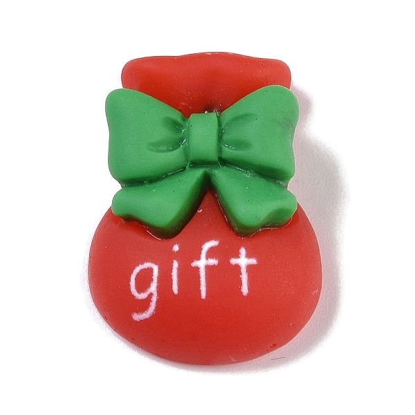 

PandaHall Resin Cabochons, Christmas Theme, Bag, 22x16x7.5mm Resin Bag