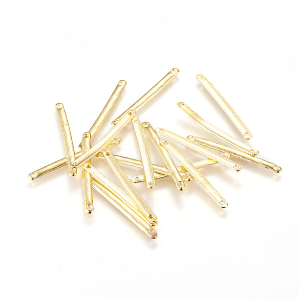 

PandaHall Tibetan Style Alloy Bar Links connectors, for Jewelry Design, Cadmium Free & Lead Free, Strip, Golden, 3x33x1mm, Hole: 1mm Alloy...