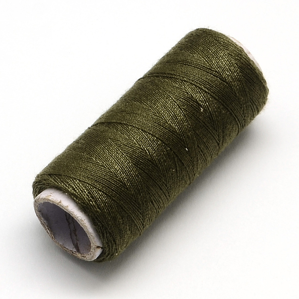 

PandaHall 402 Polyester Sewing Thread Cords for Cloth or DIY Craft, Coffee, 0.1mm, about 120m/roll, 10rolls/bag Polyester Brown