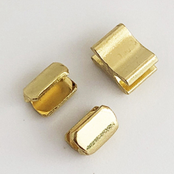 

PandaHall Brass Zipper Top Stops, Replacement Zipper Accessories, Light Gold, 8x5x5mm, Inner Diameter: 2.5mm, 6x5x4.5mm, In Diameter: 2.5mm...