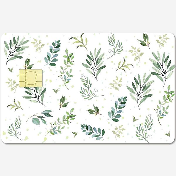 

PandaHall CREATCABIN Leaf Card Skin Sticker Debit Credit Card Skins Covering Personalizing Bank Card Protecting Decals Removable Waterproof...