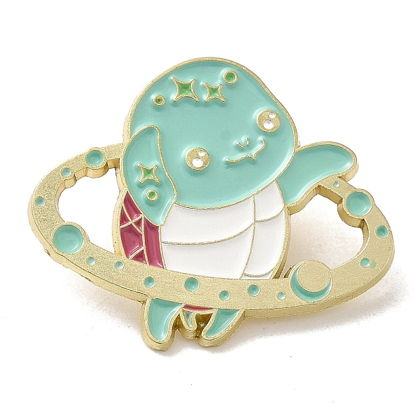 

PandaHall Cute Marine Turtle Alloy Enamel Pins, Sea Animal Brooch, Green, 26.5x32x1.5mm Alloy+Enamel Turtle Green