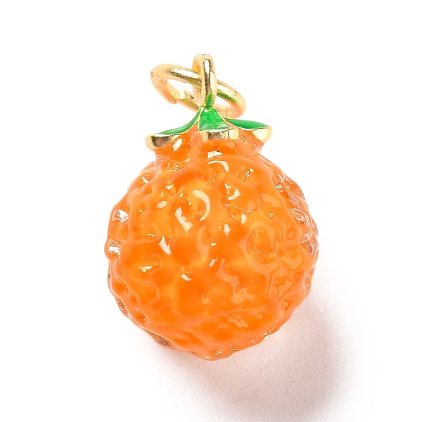

PandaHall Handmade Lampwork Pendants, with Brass Findings, Cadmium Free & Lead Free, Matte Gold Color, Orange, 18~18.5x12.5~13mm, Hole: 4mm...