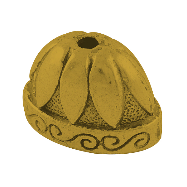 

PandaHall Tibetan Style Alloy Bead Cones, For Tassels Pendant, Cadmium Free & Lead Free, Antique Golden, 13.5x20x12mm, Hole: 2.5mm, about...