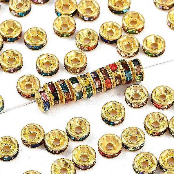 Brass Rhinestone Sp… - image