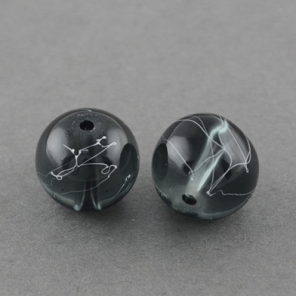 

PandaHall Drawbench Transparent Glass Beads Strands, Spray Painted, Round, Gray, 6mm, Hole: 1.3~1.6mm, 31.4 inch Glass Round Gray