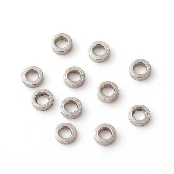 

PandaHall 201 Stainless Steel Linking Rings, Ring, Stainless Steel Color, 2.5x0.8mm, Inner Diameter: 1.4mm 201 Stainless Steel Ring