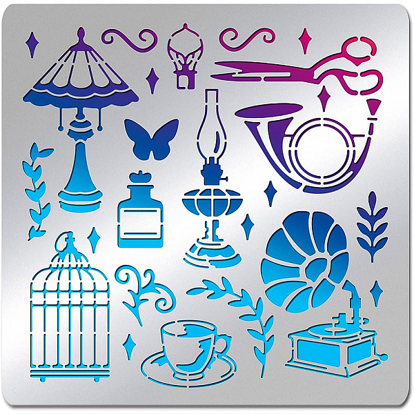

PandaHall Retro Theme Stainless Steel Cutting Dies Stencils, for DIY Scrapbooking/Photo Album, Decorative Embossing DIY Paper Card, Matte...