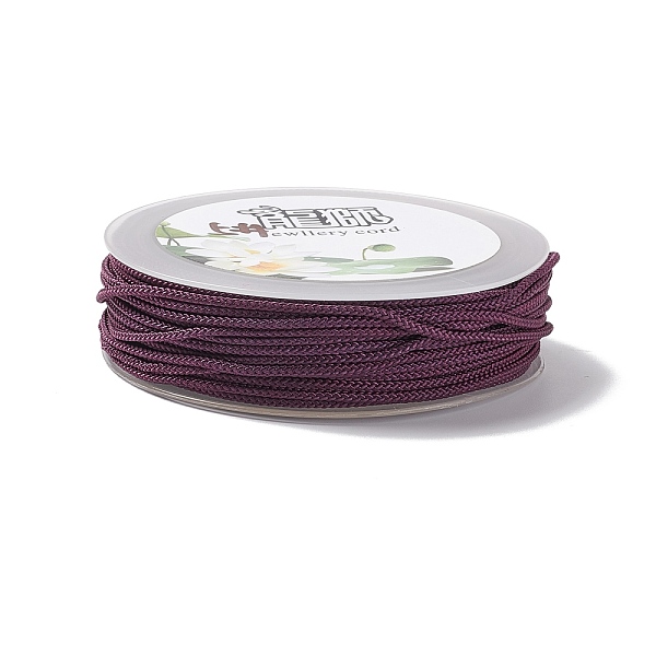 

PandaHall Braided Nylon Threads, Dyed, Knotting Cord, for Chinese Knotting, Crafts and Jewelry Making, Purple, 1.5mm, about 13.12 Yards...