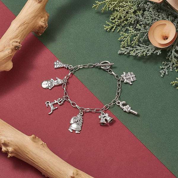 Charm-Armband Aus Legierung Mit Weihnachtsbaum