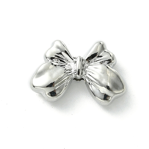 

PandaHall Alloy Beads, Bowknot, Platinum, 10x14.5x4mm, Hole: 1.6mm Alloy Bowknot