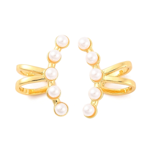 Brass Cuff Earrings - image