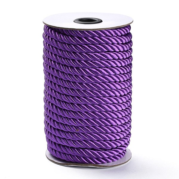 

PandaHall Nylon Thread, for Home Decorate, Upholstery, Curtain Tieback, Honor Cord, Blue Violet, 8mm, 20m/roll Nylon