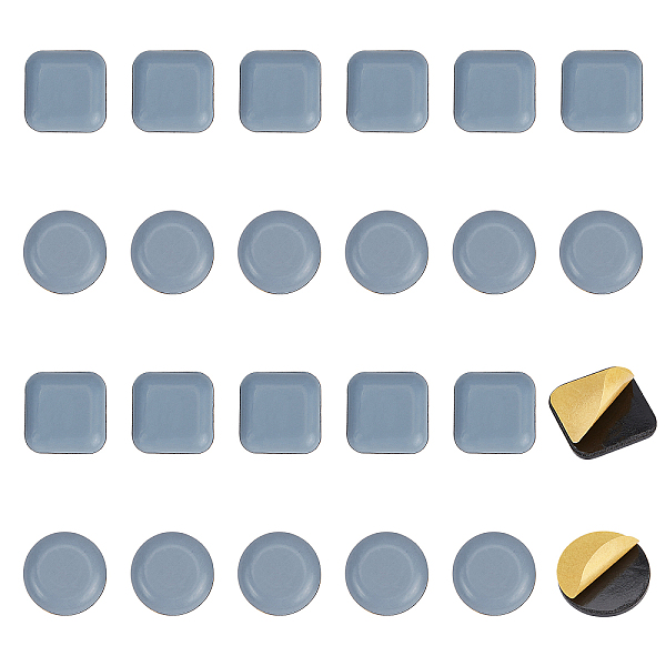 

PandaHall CHGCRAFT 24Pcs 2 Styles Self Adhesive Plastic Furniture Sliders, Furniture Glides for Carpet, Furniture Moving Pads for Furniture..., Gray