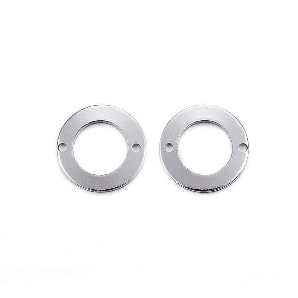 

PandaHall 304 Stainless Steel Links connectors, Circle, Stainless Steel Color, 13x1mm, Hole: 1mm 304 Stainless Steel Ring