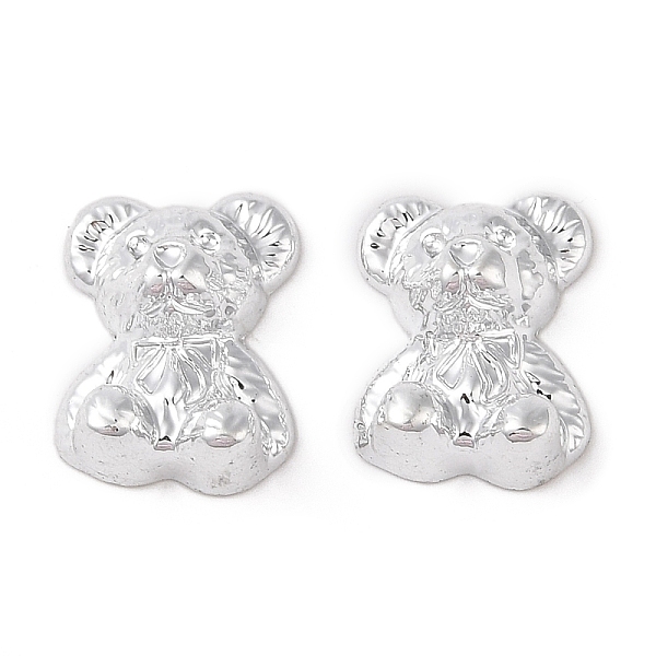 

PandaHall CCB Plastic Cabochons, Bear, Platinum, 20x15x8.5mm Plastic Bear