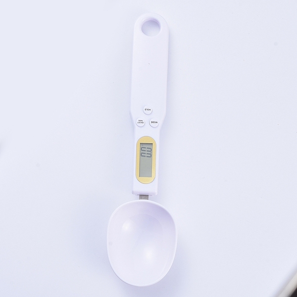 PandaHall Electronic Digital Spoon Scales, 500g/0.1g Accurate Weighing Teaspoon Scale, with LCD Display, with Electronic, White...