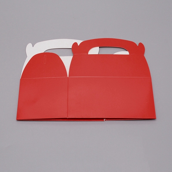 Solid Color Paper Fold Cakes Boxes