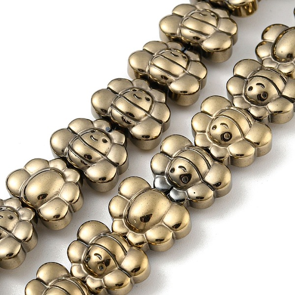

PandaHall Electroplated Synthetic Non-magnetic Hematite Beads Strands, Butterfly, Light Gold Plated, 9.2~9.3x12.2~12.4x6~6.1mm, Hole: 0.9mm...