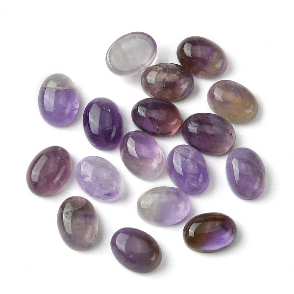 

PandaHall Natural Amethyst Cabochons, Oval, 8~8.5x6~6.5x2.5~3.5mm Amethyst Oval