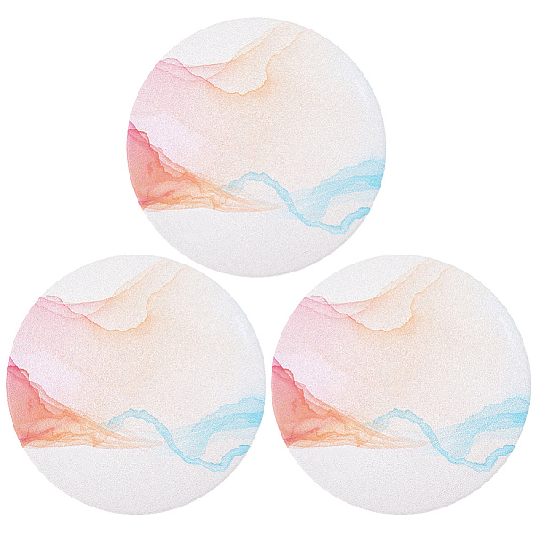 3Pcs Porcelain Cup Mats