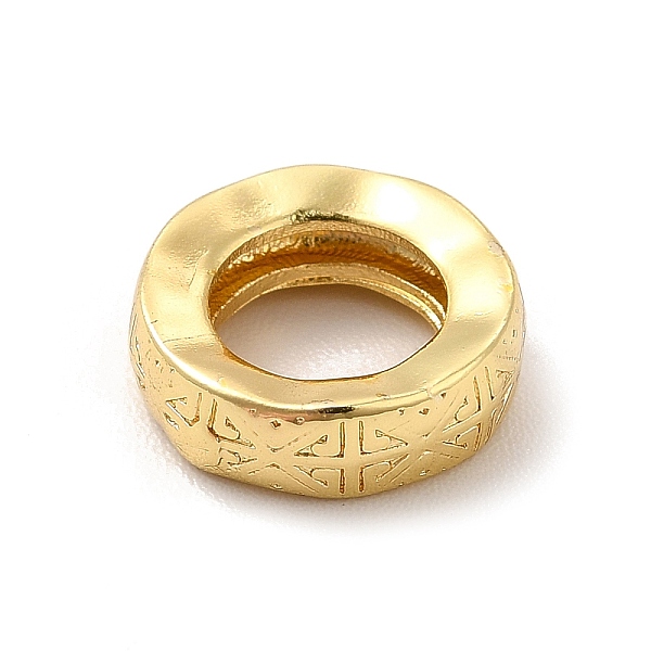 

PandaHall Brass European Beads Large Hole Beads, Cadmium Free & Lead Free, Column, Golden, 10x3mm, Hole: 6mm Brass Column
