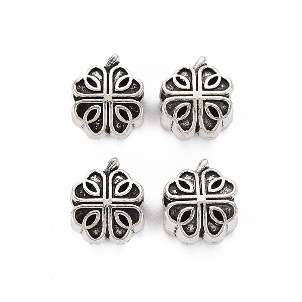 

PandaHall Tibetan Style Alloy European Beads Settings for Enamel, Cadmium Free & Lead Free, Flower, Antique Silver, 12.5x10.5x7mm, Hole...