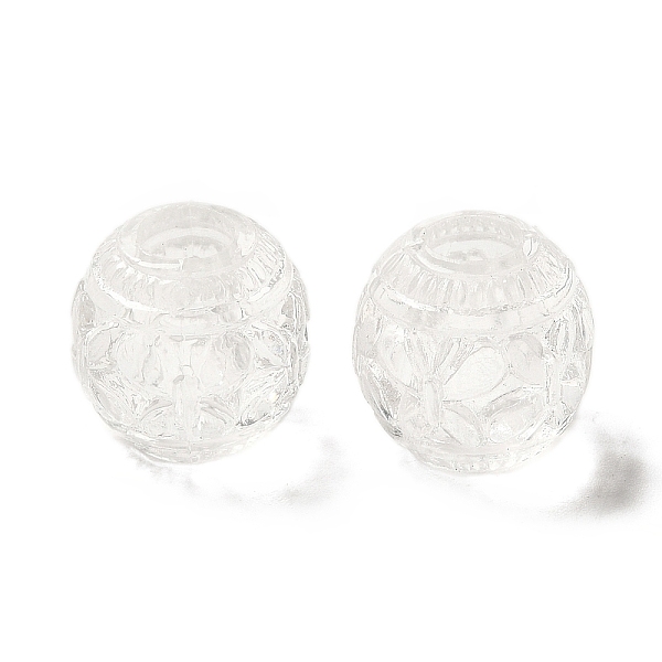 

PandaHall Transparent Acrylic European Beads, Large Hole Beads, Round, Clear, 15mm, Hole: 6mm, about 297pcs/500g Acrylic Round Clear