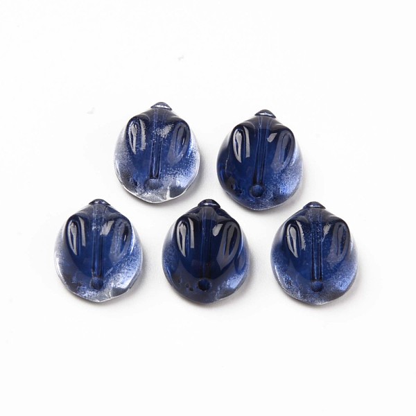 

PandaHall Transparent Glass Beads, Rabbit, Prussian Blue, 14x12x8mm, Hole: 1.4mm Glass Rabbit