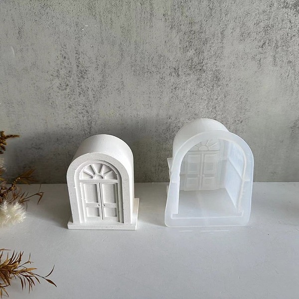 

PandaHall DIY Silicone Display Decoration Molds, Decoration Making, Resin Casting Molds, For UV Resin, Epoxy Resin Jewelry Making, Arch..., White