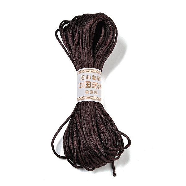 

PandaHall Polyester Embroidery Floss, Cross Stitch Threads, Coconut Brown, 3mm, 20m/bundle Polyester
