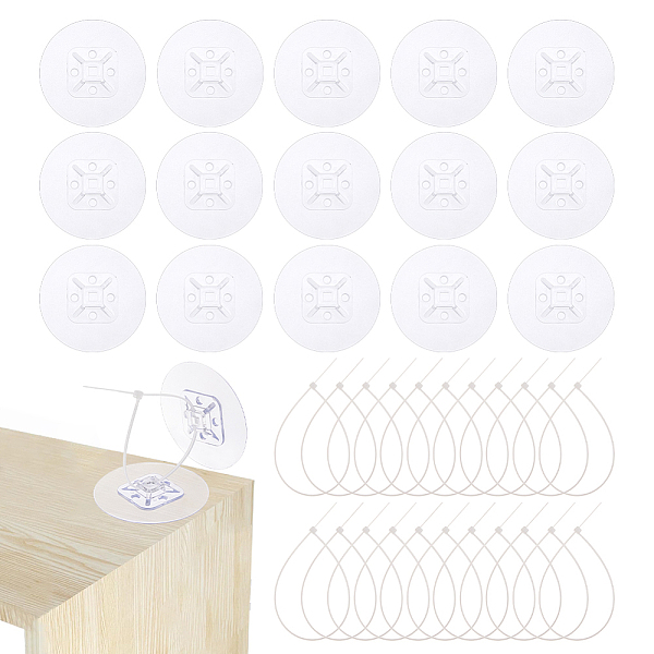 120Pcs Plastyic Wire Organizer