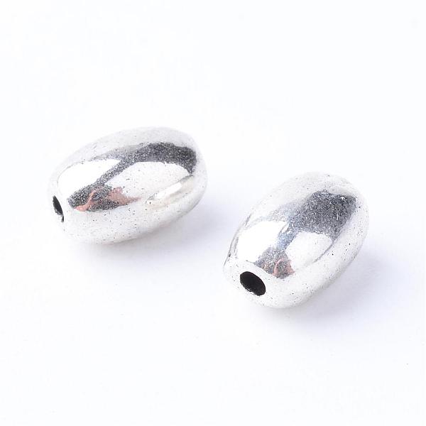 

PandaHall Tibetan Style Alloy Beads, Oval, Cadmium Free & Lead Free, Antique Silver, 8x6mm, Hole: 1mm, about 1080pcs/1000g Alloy Oval