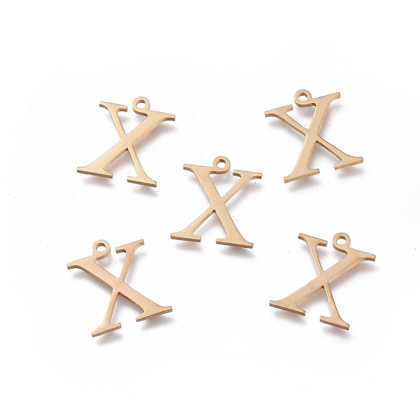 

PandaHall 304 Stainless Steel Charms, Greek Alphabet, Golden, Letter.C, 14x12x1mm, Hole: 1.2mm 304 Stainless Steel Letter C