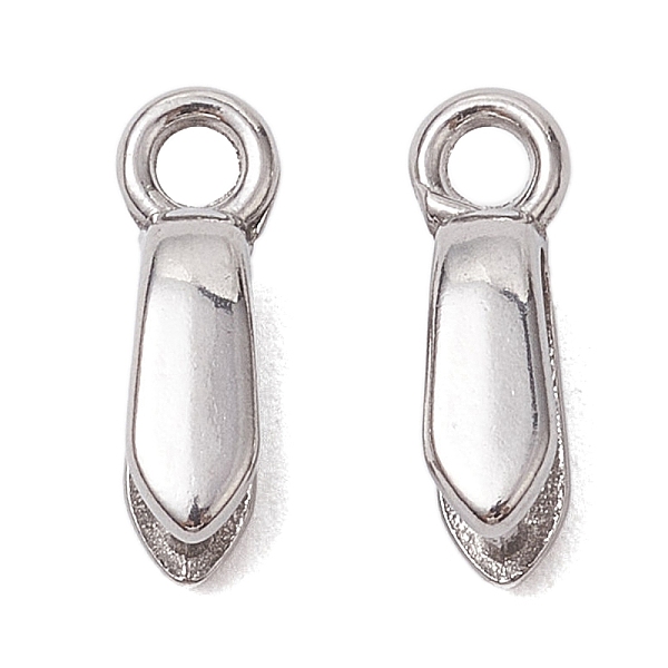 

PandaHall 304 Stainless Steel Ice Pick Pinch Bails, Cone, Stainless Steel Color, 11.5x2.8mm, Hole: 1.8mm, Pin: 1mm 303 Stainless Steel