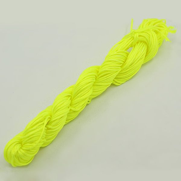 

PandaHall Nylon Thread, Nylon Jewelry Cord for Custom Woven Bracelets Making, Yellow, 2mm, about 13.12 yards(12m)/bundle, 10bundles/bag...