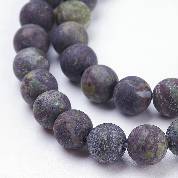 Chapelets de perles en pierre de sang naturelle