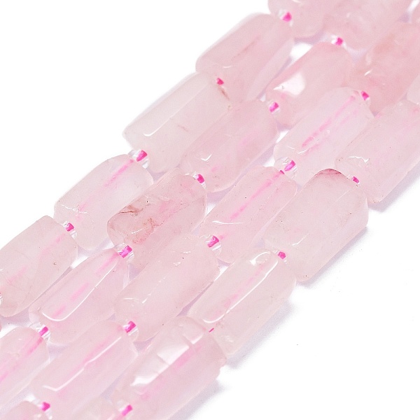 

PandaHall Natural Rose Quartz Beads Strands, Nuggets, 11~14x6~8mm, Hole: 0.9mm, about 28~32pcs/strand, 15.75''(40cm) Rose Quartz Nuggets