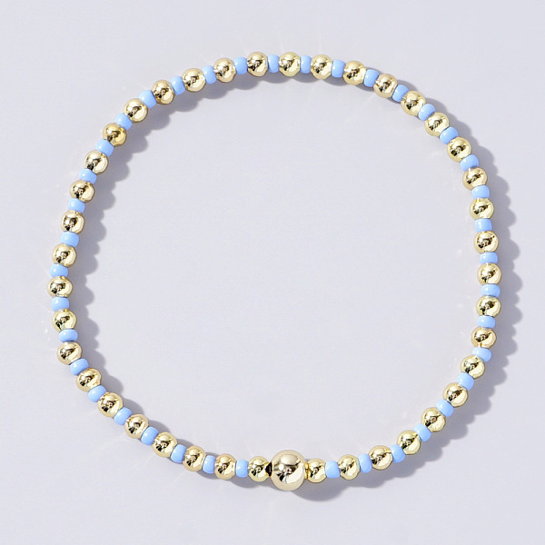 

PandaHall Bohemian Style Seed Beaded & Pearl Stretch Bracelet for Women Seed Beads