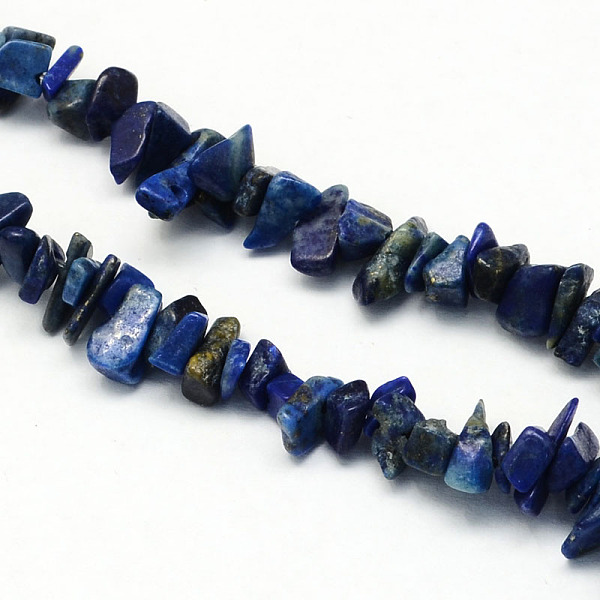 

PandaHall Natural Lapis Lazuli Stone Bead Strands, Chip, 3~9x3~6x1~4mm, Hole: 1mm, about 350pcs/strand, 34.6 inch Lapis Lazuli Chip