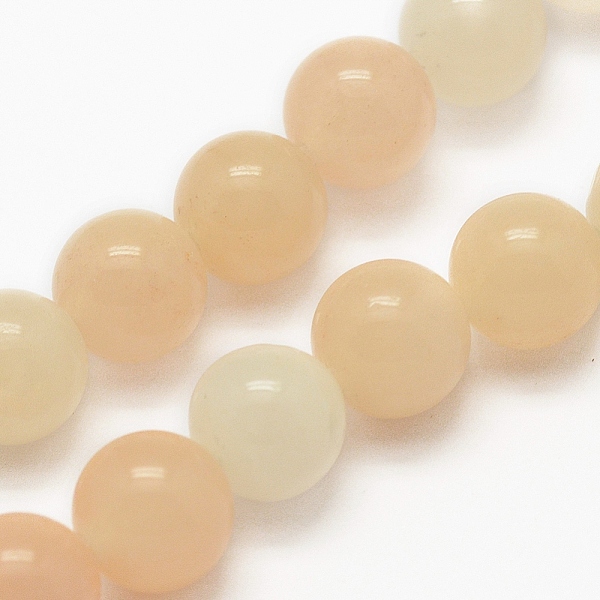 

PandaHall Natural Pink Aventurine Beads Strands, Round, 8mm, Hole: 1mm, about 48pcs/strand, 15.3 inch(39cm) Pink Aventurine Round