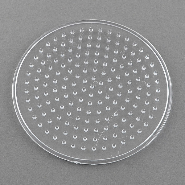 

PandaHall ABC Pegboards used for 5x5mm DIY Fuse Beads, Flat Round, Clear, 87x5mm Plastic Flat Round Clear
