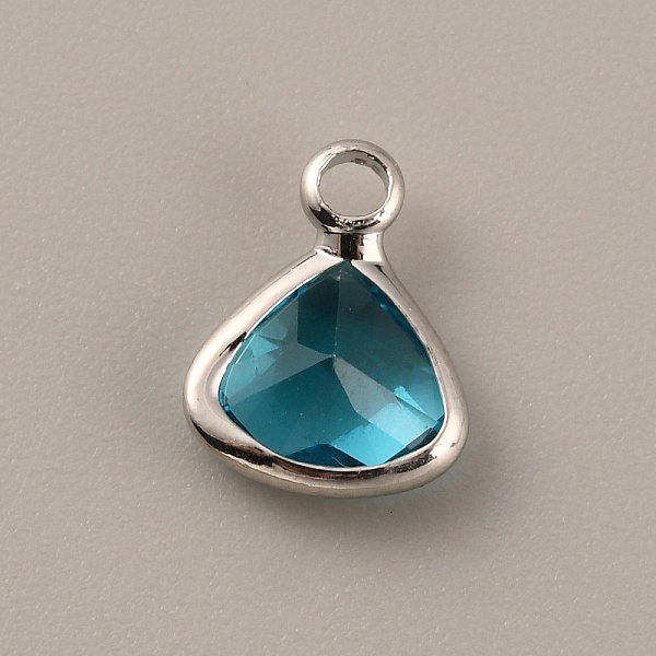 Faceted Glass Pendants