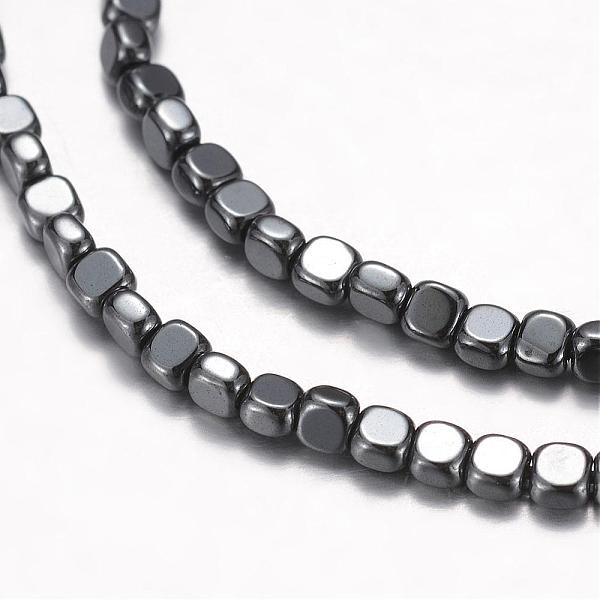 

PandaHall Non-Magnetic Hematite Beads Strands, Square, Gray, 3x3x2mm, Hole: 1mm, about 150pcs/strand, 16.1 inch Non-magnetic Hematite Square...