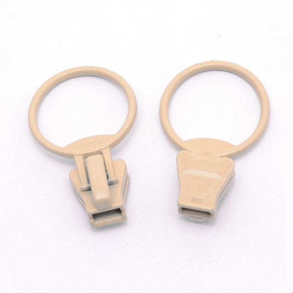 

PandaHall Zinc Alloy Replacement Zipper Sliders, for Luggage Suitcase Backpack Jacket Bags Coat, Ring, Beige, 39x23x10mm Alloy Yellow