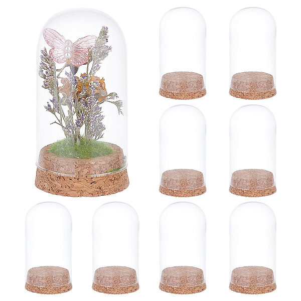 10Pcs Glass Dome Co… - image