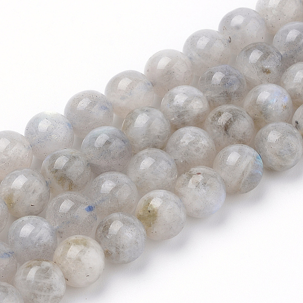 

PandaHall Natural Labradorite Beads Strands, Round, 6x6mm, Hole: 1mm, about 62pcs/strand, 15.5 inch Labradorite Round