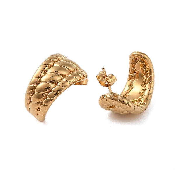 

PandaHall 304 Stainless Steel Earrings, Golden, 21.5x13mm 304 Stainless Steel