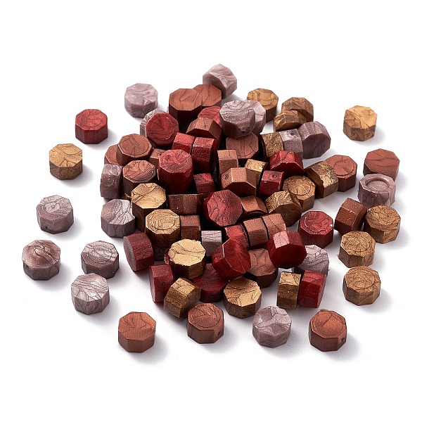

PandaHall Sealing Wax Particles, for Retro Seal Stamp, Octagon, Mixed Color, 0.85x0.85x0.5cm about 1550pcs/500g Wax Multicolor
