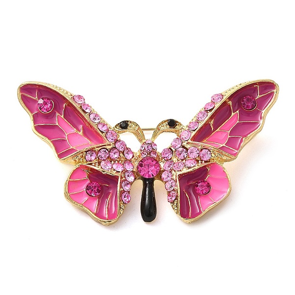 Schmetterling Strass Emaille Pins